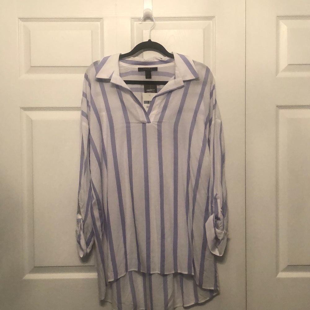 Forever 21 Striped Swim Cover Up or Tunic